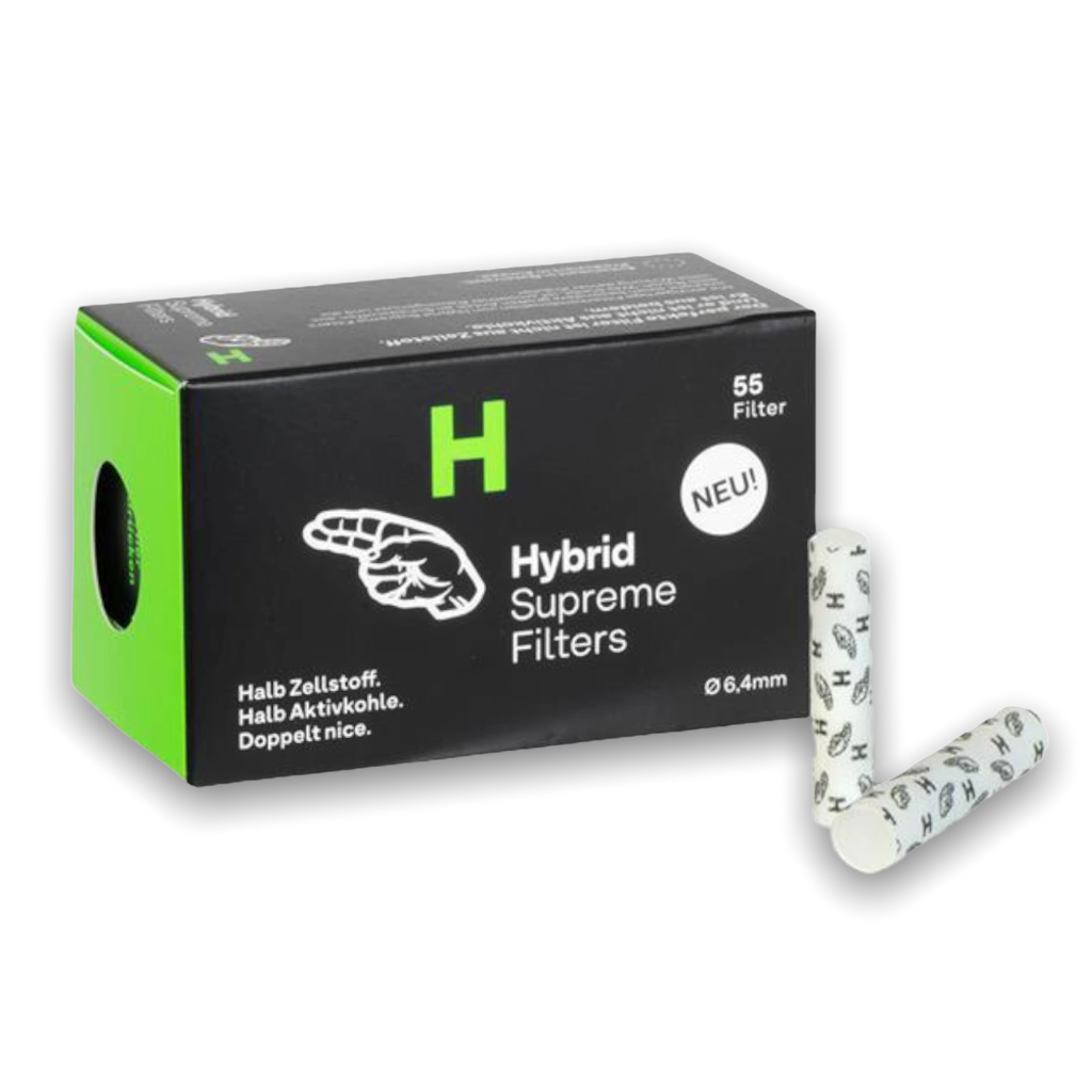 CBDX.CH Hybrid Supreme Filter Aktivkohlefilter Weiss 56er