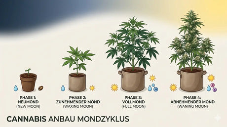 Cannabis-Anbau nach dem Mondzyklus