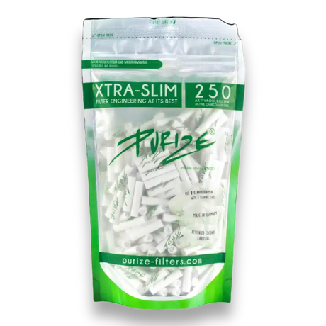 Purize Aktivkohlefilter XTRA Slim Size 250 Stk. Weiss