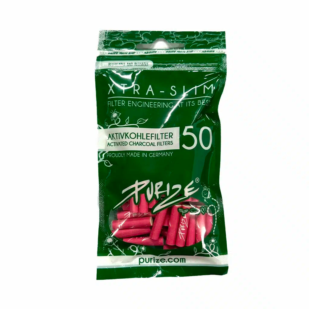 Purize Aktivkohlefilter XTRA Slim Size 50 Stk. Pink