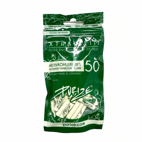 Purize Aktivkohlefilter XTRA Slim Size 50 Stk. Weiss